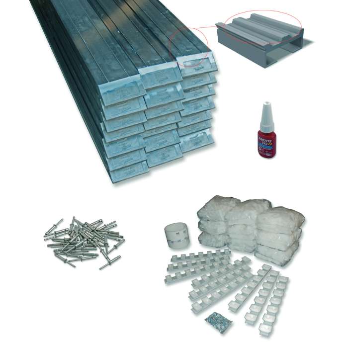 Set pianale 21 doghe 18/8mm